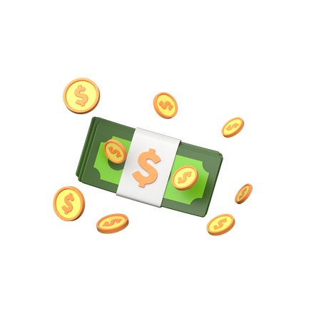 Dinero  3D Icon