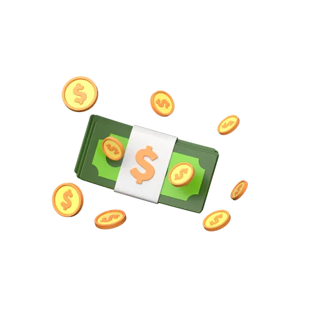 Dinero  3D Icon