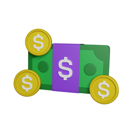 Dinero  3D Icon