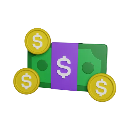 Dinero  3D Icon