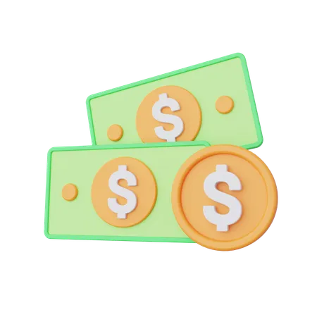 Dinero  3D Icon