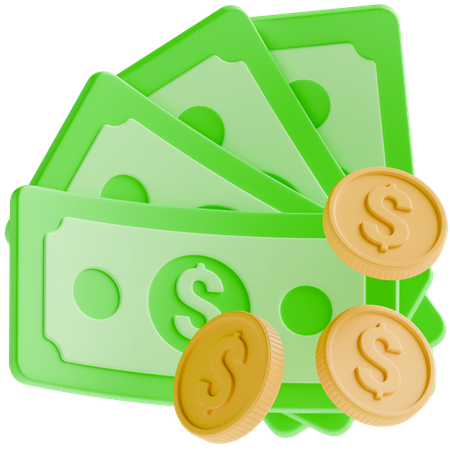 Dinero  3D Icon