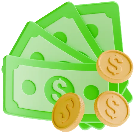 Dinero  3D Icon