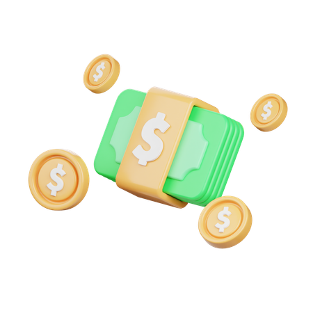 Dinero  3D Icon