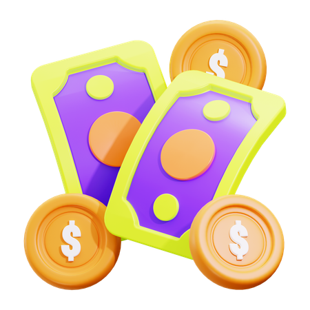 Dinero  3D Icon