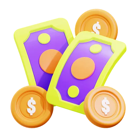 Dinero  3D Icon