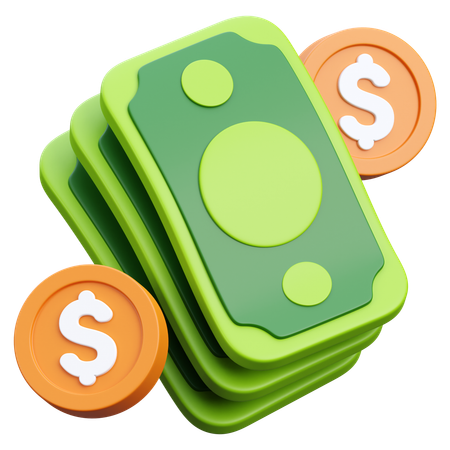 Dinero  3D Icon