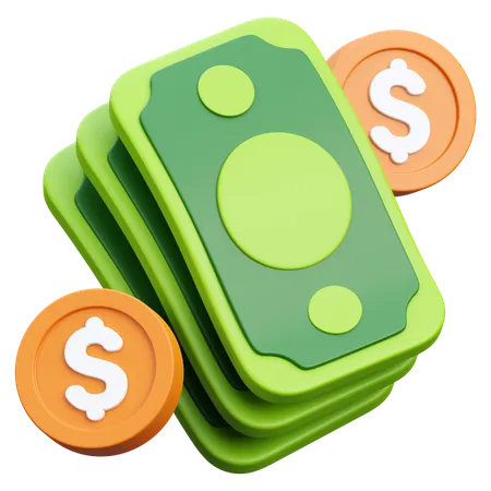 Dinero  3D Icon