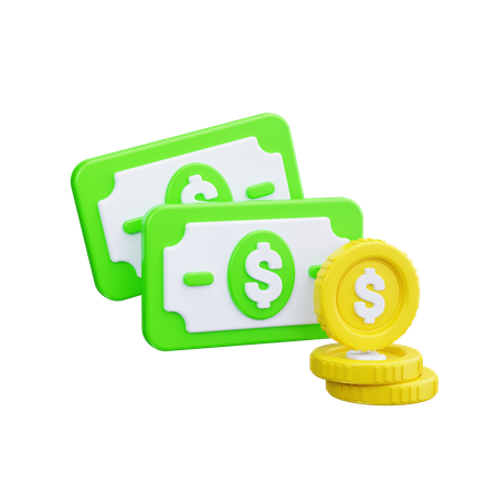 Dinero  3D Icon