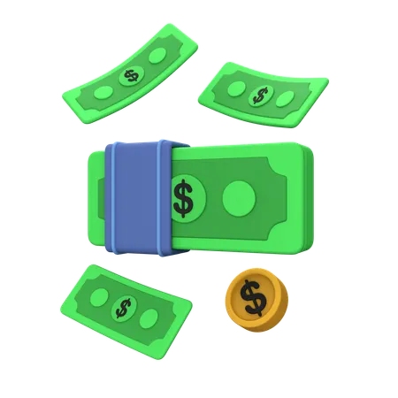 Dinero  3D Icon