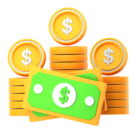 Dinero  3D Icon