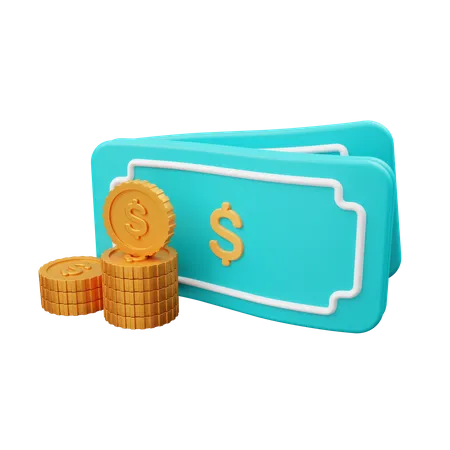 Dinero  3D Illustration