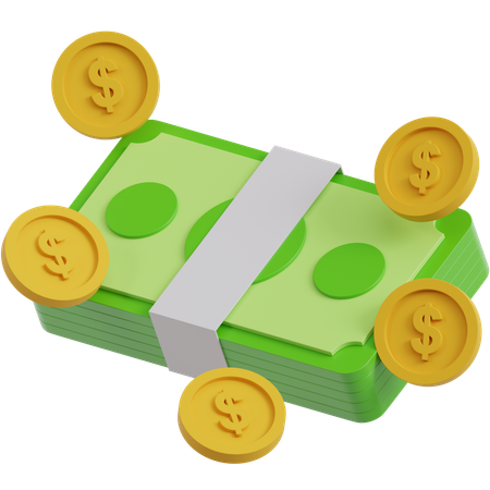 Dinero  Ícono 3D