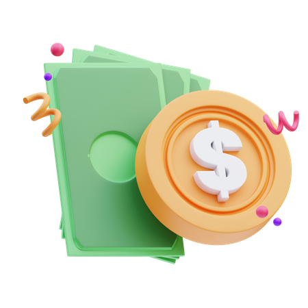 Dinero  3D Icon