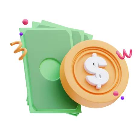 Dinero  3D Icon