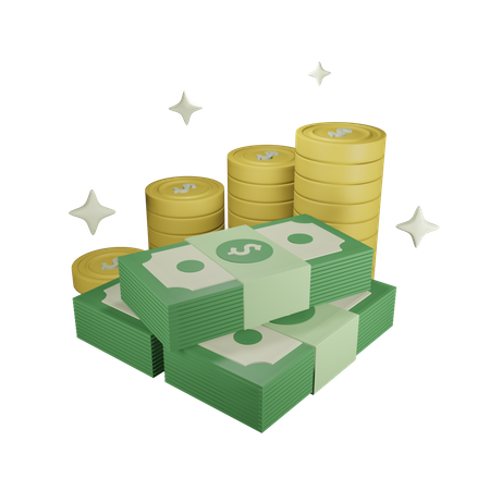 Dinero  3D Icon