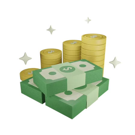 Dinero  3D Icon