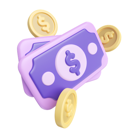 Dinero  3D Icon