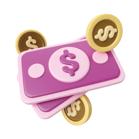 Dinero  3D Icon