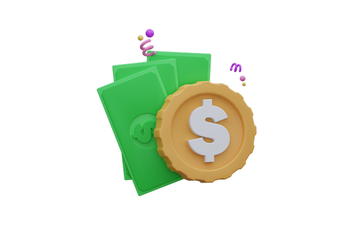 Dinero  3D Icon