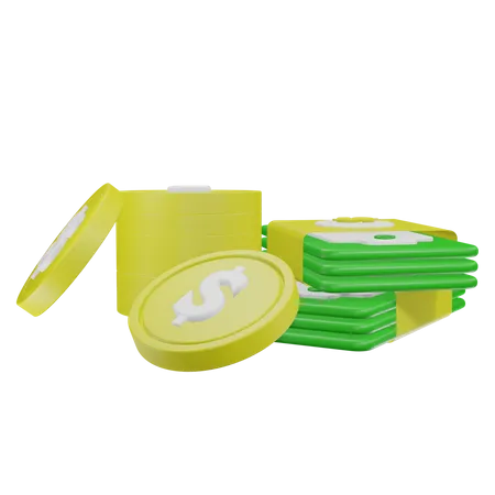 Dinero  3D Icon