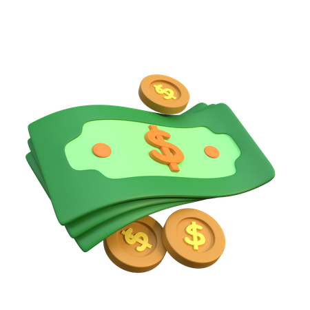 Dinero  3D Icon