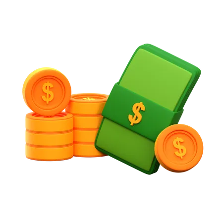 Dinero  3D Icon