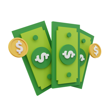 Dinero  3D Icon