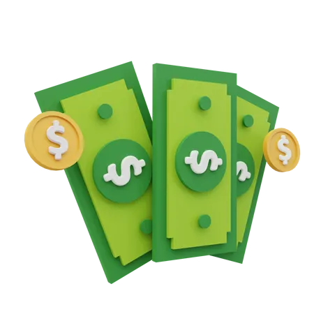 Dinero  3D Icon