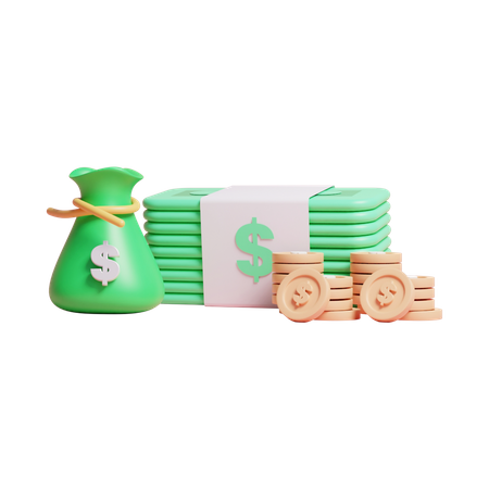 Dinero  3D Icon