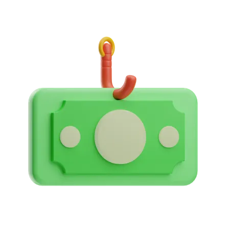 Cebo de dinero  3D Icon