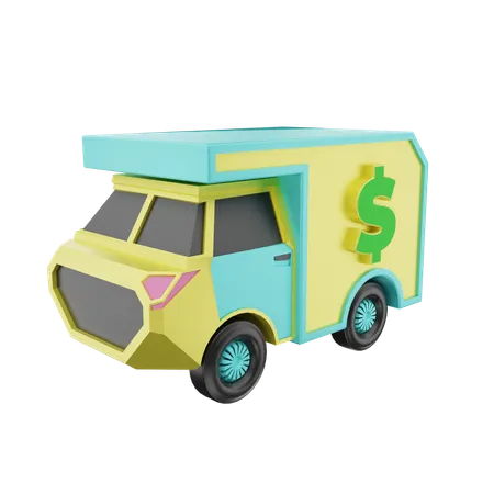 Dinero de  3D Icon