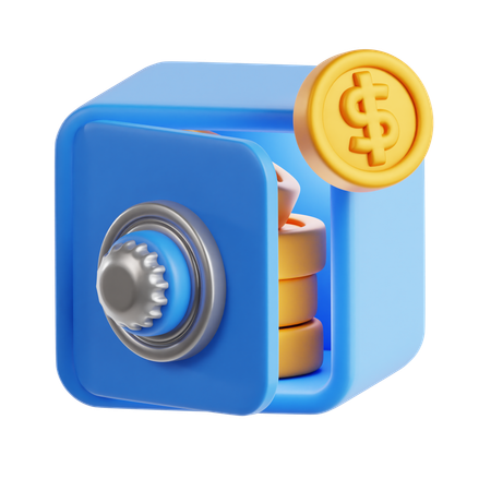 Dinero de negocios seguro  3D Icon