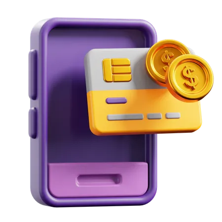 Dinero digital  3D Icon