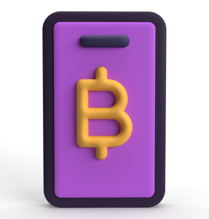 Dinero digital  3D Icon