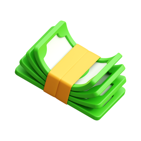 Dinero en efectivo  3D Icon