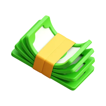 Dinero en efectivo  3D Icon