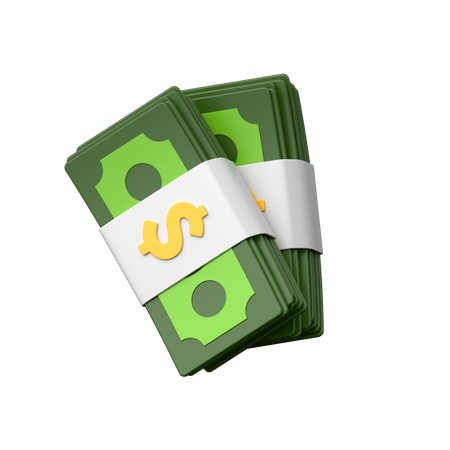 Dinero en efectivo  3D Icon