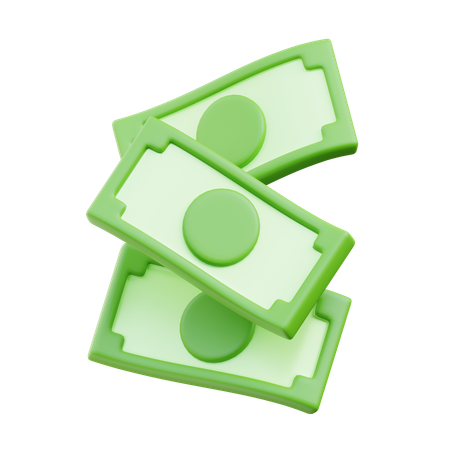 Dinero en efectivo  3D Icon