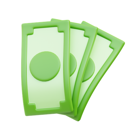 Dinero en efectivo  3D Icon