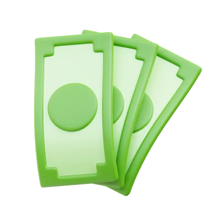 Dinero en efectivo  3D Icon