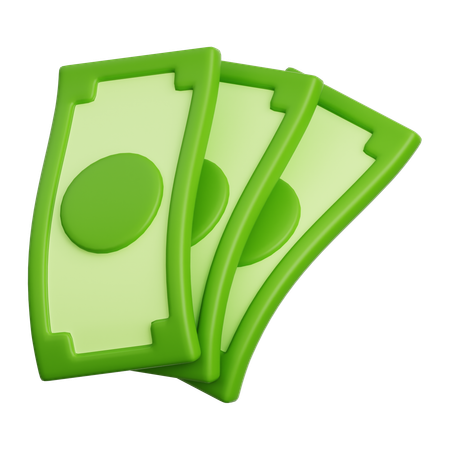 Dinero en efectivo  3D Icon