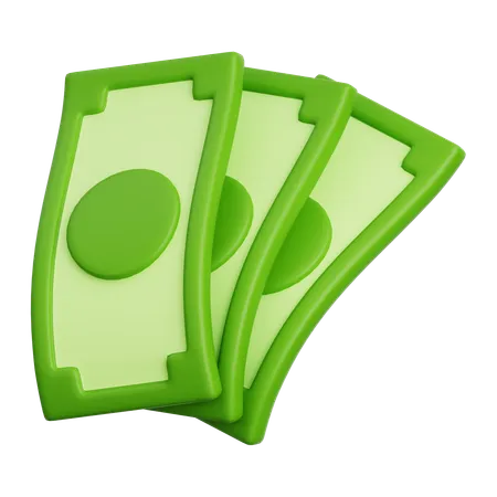 Dinero en efectivo  3D Icon