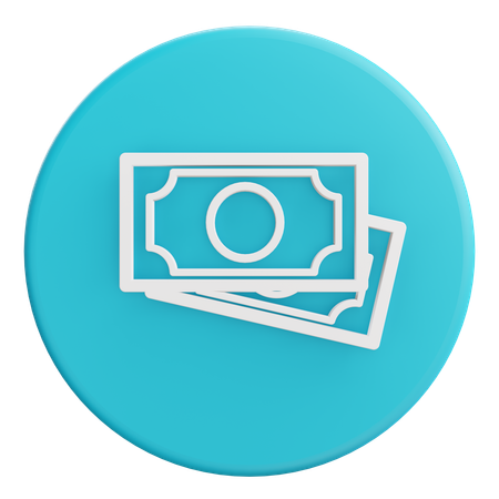 Dinero en efectivo  3D Icon