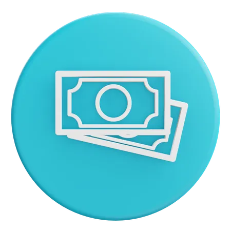 Dinero en efectivo  3D Icon