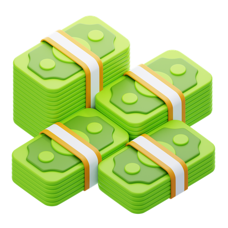 Dinero en efectivo  3D Icon