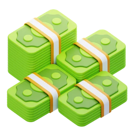 Dinero en efectivo  3D Icon