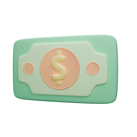 Dinero en efectivo  3D Icon