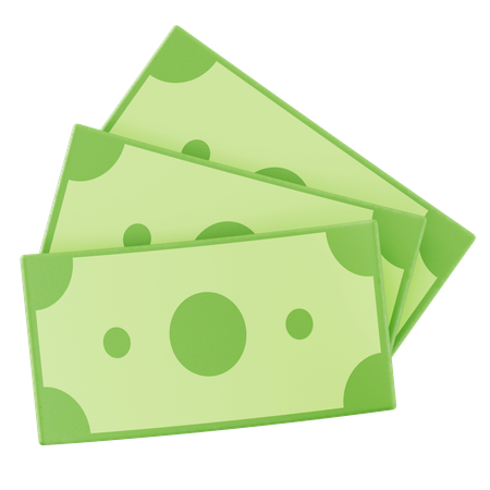 Dinero en efectivo  3D Icon