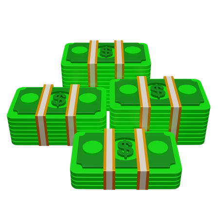 Dinero en efectivo  3D Icon
